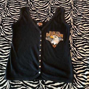 Vintage Harley Davidson Tank
